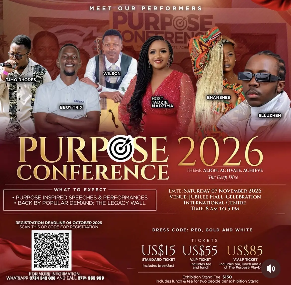 Purpose Conference 2026 performers